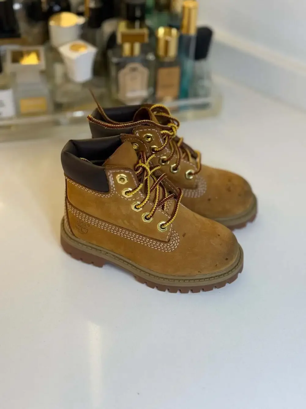 Timberland Toddler 6-Inch Premium Waterproof Boots in Wheat
